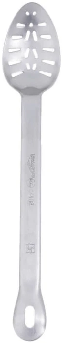 Vollrath 64408 Jacob's Pride One-Piece Heavy Duty Stainless Steel Slotted Basting Spoon 15-1/2" - Image 2