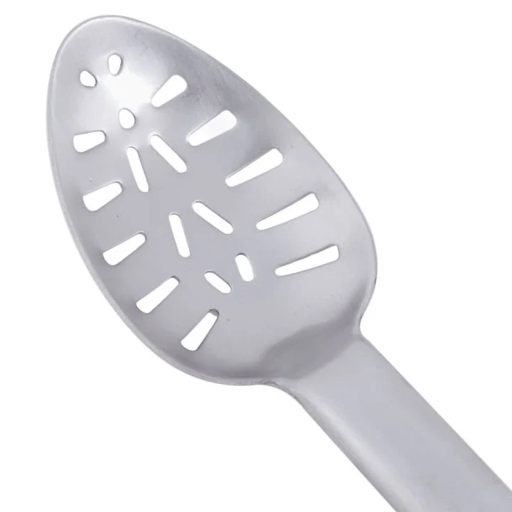 Vollrath 64408 Jacob's Pride One-Piece Heavy Duty Stainless Steel Slotted Basting Spoon 15-1/2" - Image 3