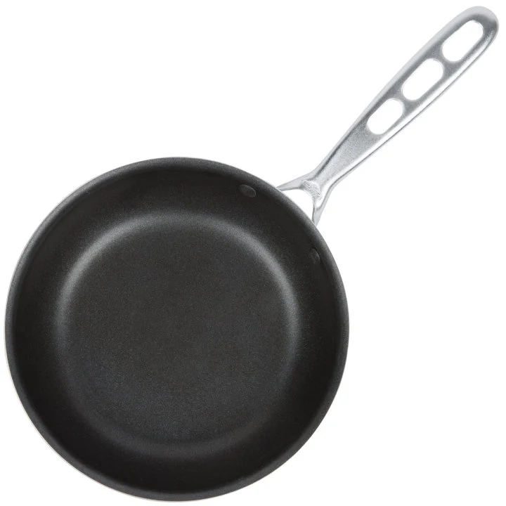 Vollrath 672308 Wear-Ever Aluminum Fry Pan with SteelCoat x3 Nonstick Coating and Silicone Handle 8" - Image 4