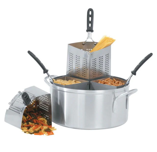Vollrath 68129 Wear-Ever Aluminum Pasta and Vegetable Pot 18-1/2 qt. - Image 6