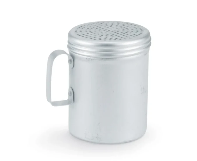 Vollrath 68182 10 oz Dredge w/ Handle & Large Holes, Aluminum - 12ea/Case