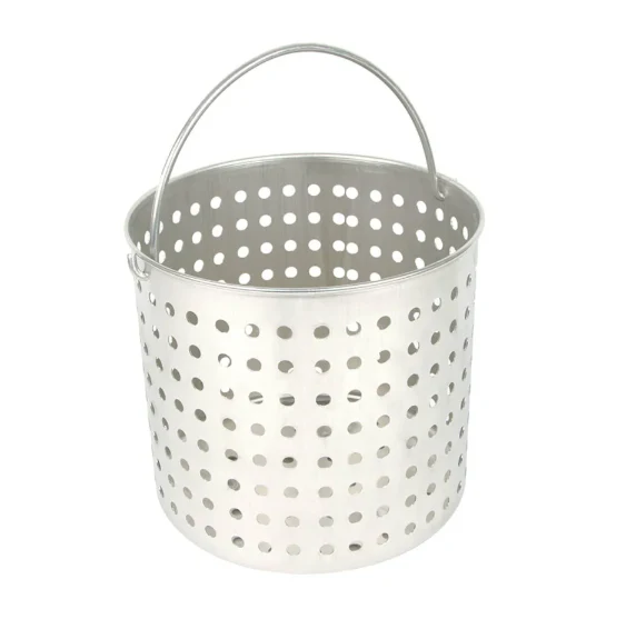 Vollrath 68291 40 qt Wear-EverĀ® Aluminum Basket - 12 1/2" dia, 11 3/4"H