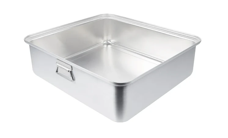 Vollrath 68365 42 1/2 qt Roasting Pan Bottom - 22 1/8x20 1/8x6 9/16" Aluminum - 2ea/Case