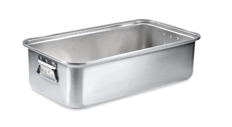 Vollrath 68367 17 13/16 qt Roasting Pan Bottom - 20x11 1/8x5 1/2" Aluminum - 2ea/Case