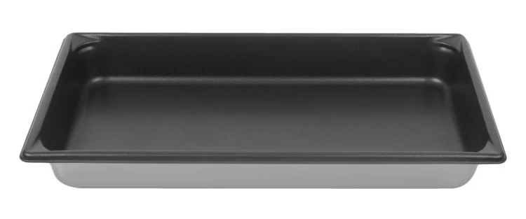 Vollrath 70022 Super Pan V Anti-Jam Stainless Steel Non-Stick Steam Table Food Pan 2-1/2" Deep - (1/1) Full Size - 6/Case - Image 2