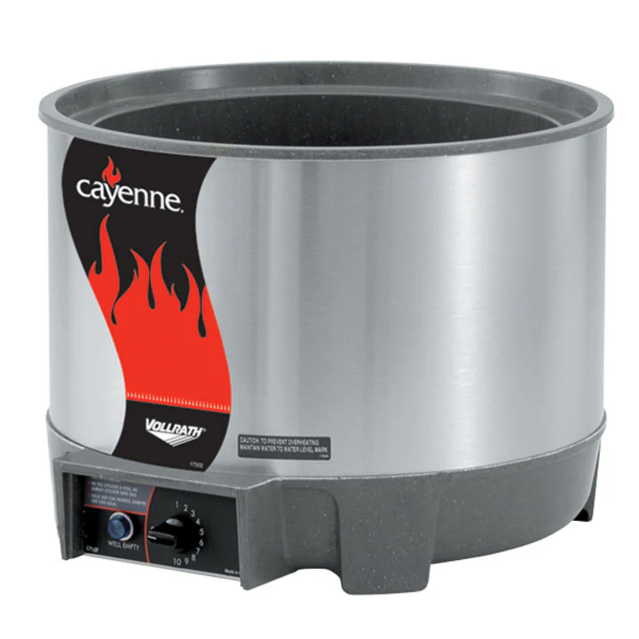 Vollrath 72021 Cayenne Round Heat 'N Serve Rethermalizer / Warmer 11 qt. - 120v