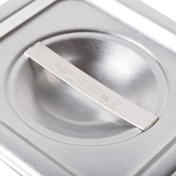Vollrath 75160 Sixth-size Super Pan V soCover stainless steel Cover - Full Size - 6/Case - Image 3