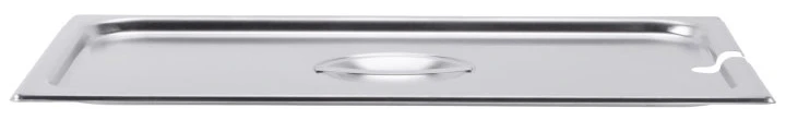 Vollrath 75219 Stainless Steel Steam Table Flat Slotted Food Pan Cover - Full Size - Image 2