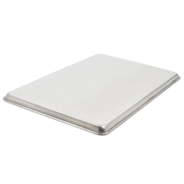 Vollrath 9001 Wear-Ever Heavy Duty Full Size 16 Gauge Wire in Rim Aluminum Bun / Sheet Pan 18" x 26" - Image 4