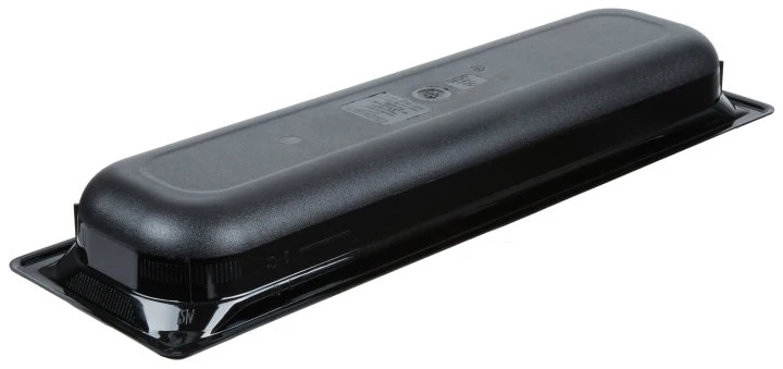 Vollrath 9052420 Super Pan High-Temp Plastic Food Pan 2-1/2" Deep - 1/2 Size Long - Black - Image 4