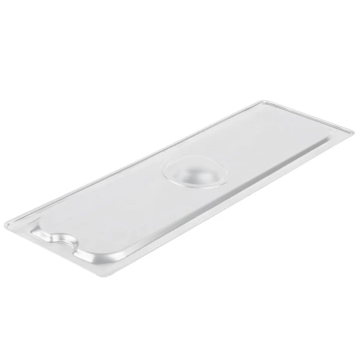 Vollrath 93500 Super Pan Stainless Steel Steam Table Flat SoCover Food Pan Cover - 1/2 Size Long - Image 3
