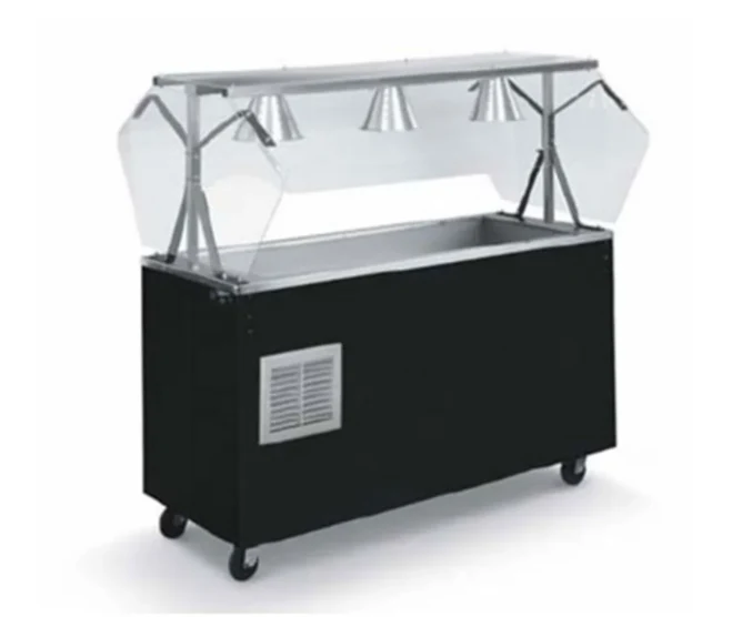 Vollrath R38713 46" Affordable Portable⢠Cold Food Bar - (3) Pan Capacity, Floor Model, Black