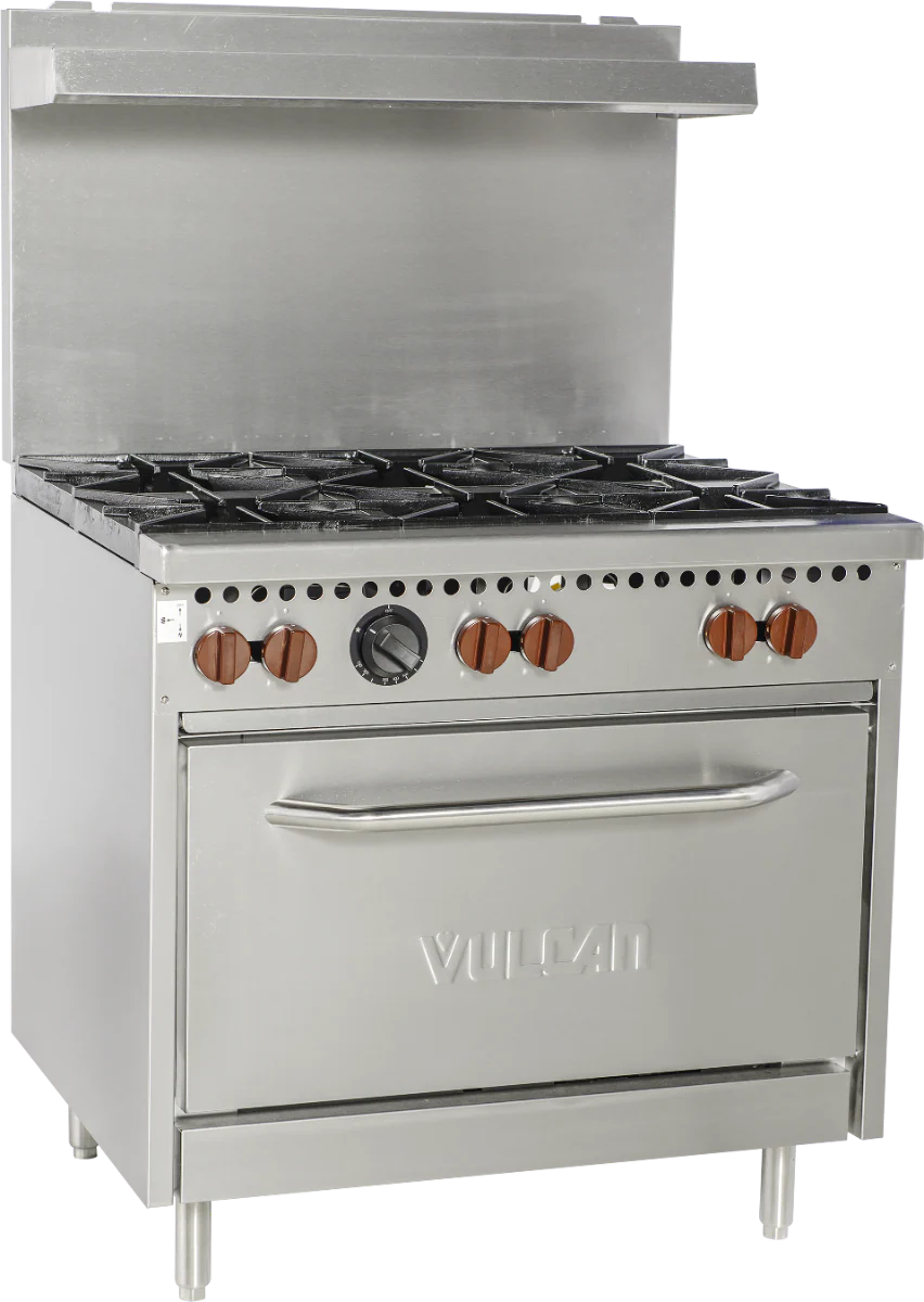 Vulcan 36S-6BN Endurance Gas Range w/ 6 Burners & Standard Oven 36" - 215,000 BTU - Image 3