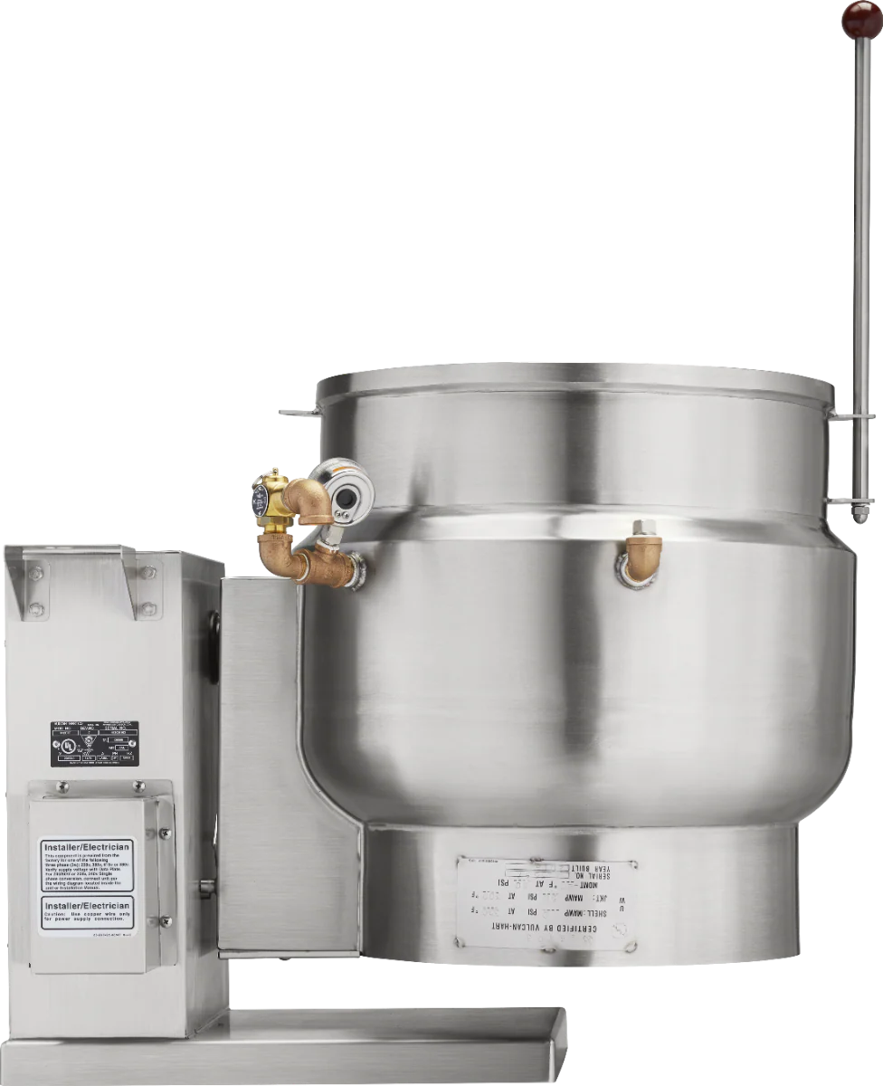 Vulcan K12ETT-7 Countertop Electric 2/3 Steam Jacketed Tilting Kettle 12 Gal. - 208v/3ph, 12 kW - Image 11