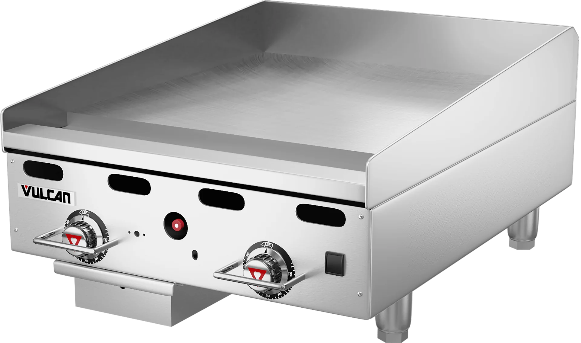 Vulcan MSA24-101 Countertop Natural Gas Griddle w/ 2 Snap Action Thermostatic Controls 24" – 54,000 BTU - Image 8