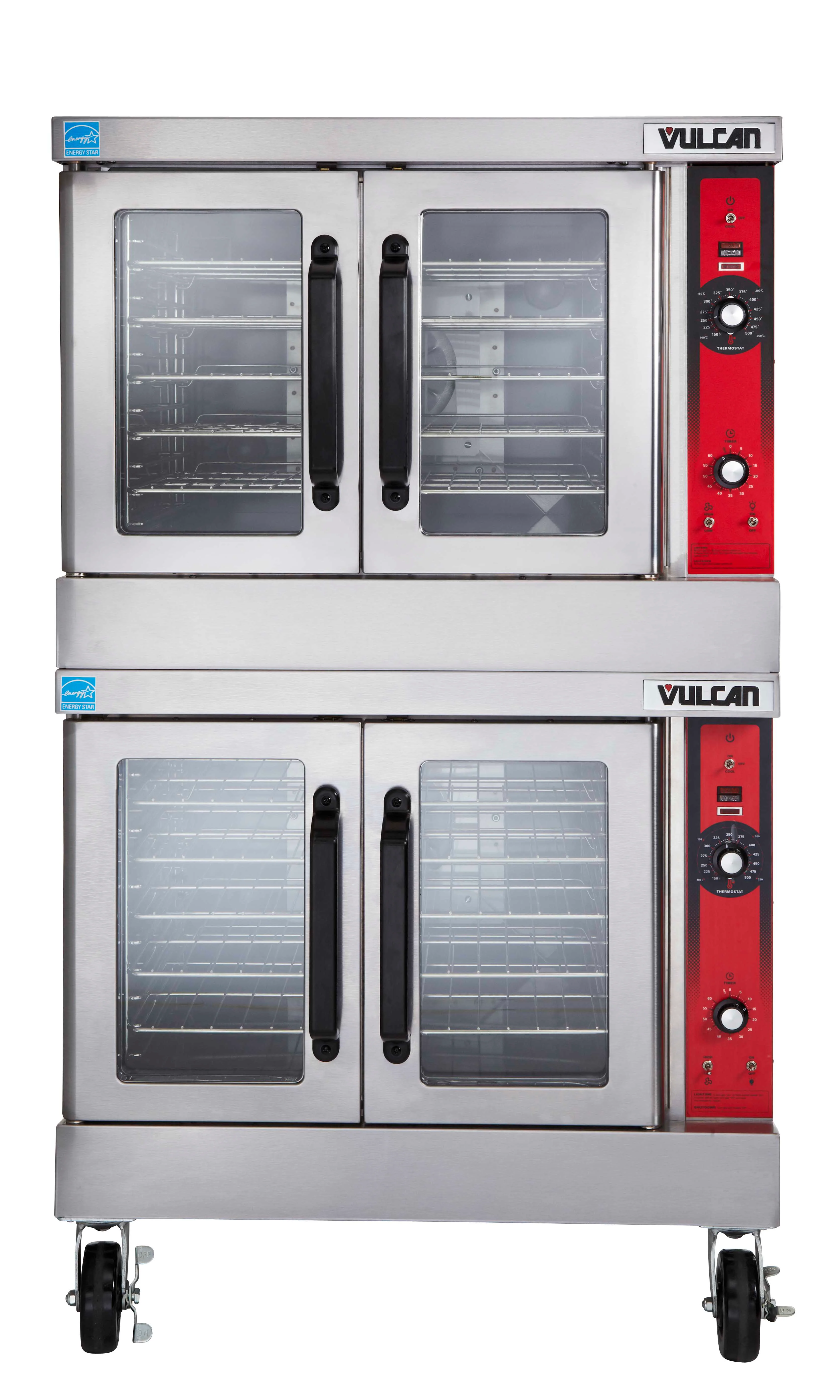 Vulcan VC44ED-240 Double-Deck Full Size Electric Convection Oven with Solid State Controls 40" - 240v - Image 3