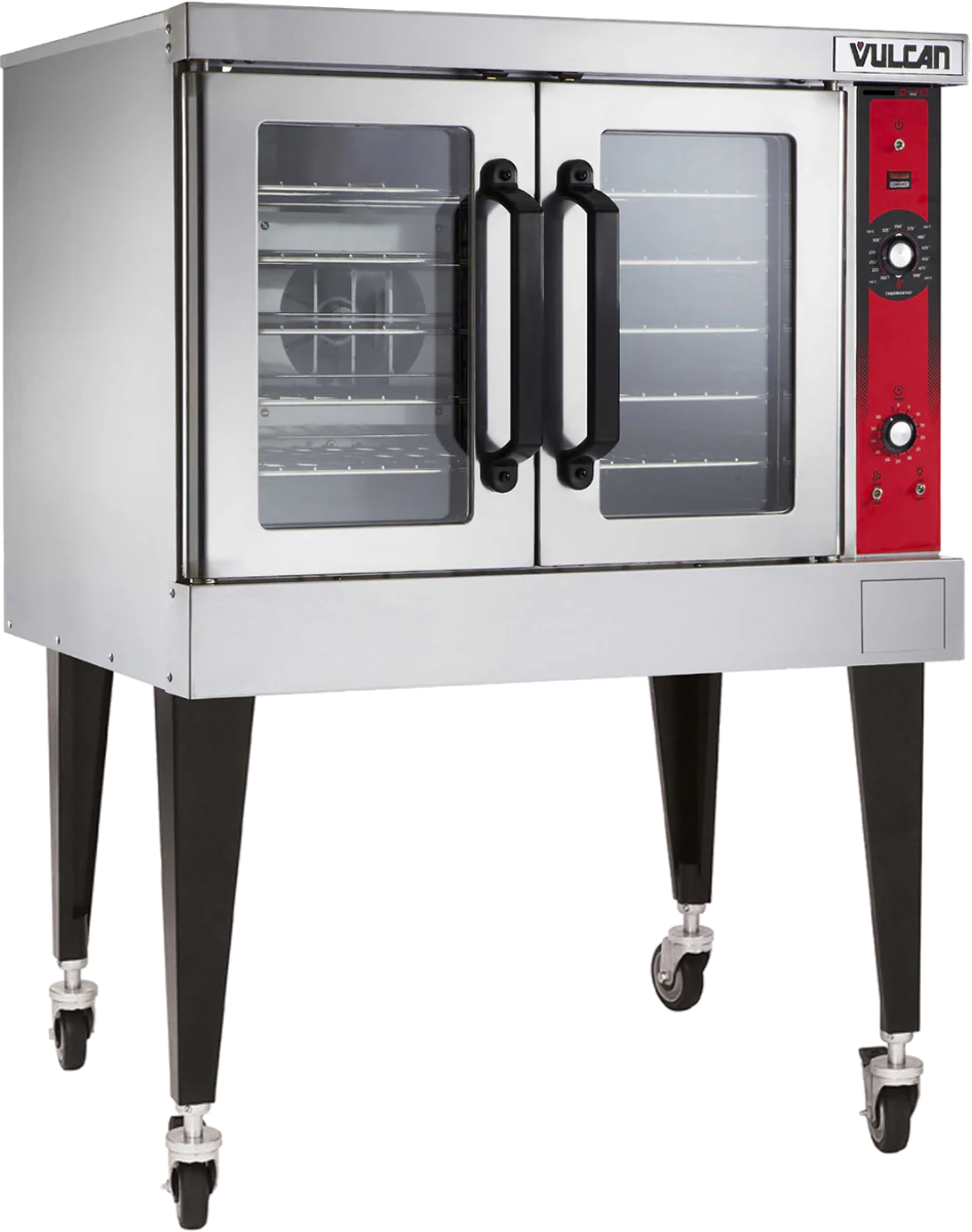 Vulcan VC4ED-13D3-480 Single-Deck Full Size Electric Convection Oven with Solid State Controls and Simultaneous Doors – 480V/3ph - Image 3