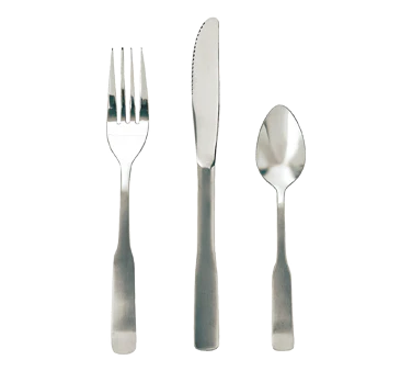 Update International WA-302 Washington Stainless Steel Heavy Weight Bouillon Soup Spoon 6-3/16" - 12/Box
