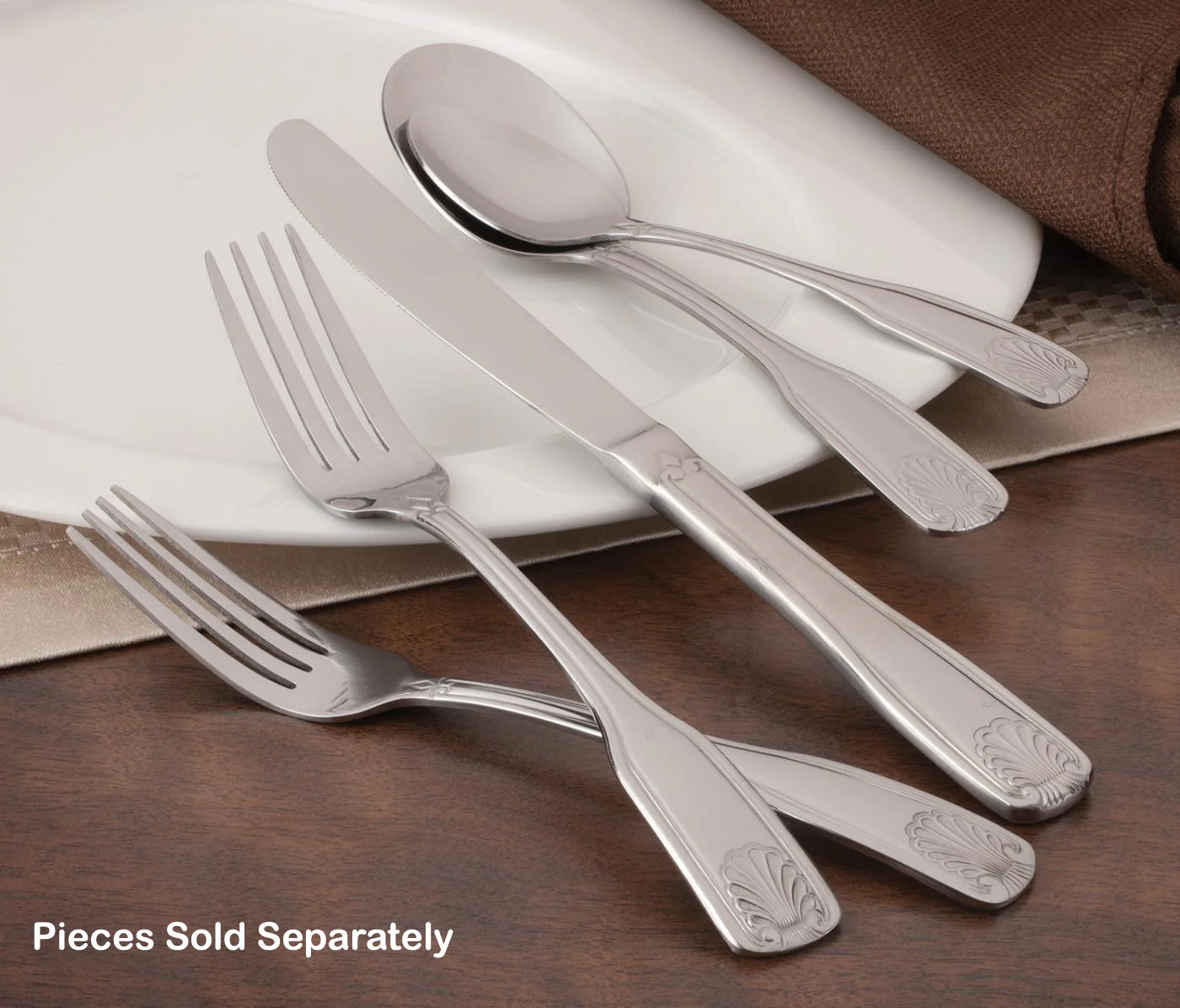 Walco WL2845 FanFare Stainless Steel Heavy Weight 1-Piece Dinner Knife 8-3/4" - 12/Box - Image 2