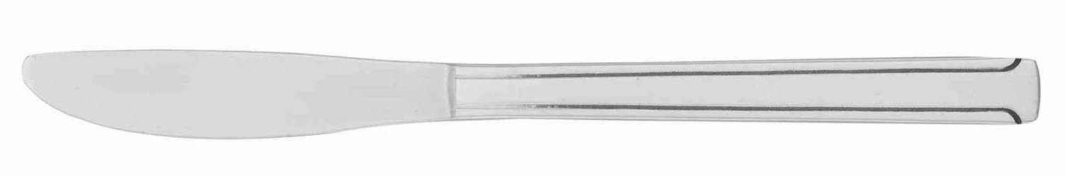 Walco WL8745 Dominion 18/0 Stainless Steel Heavy Weight 1-Piece Dinner Knife 8" - 12/Box