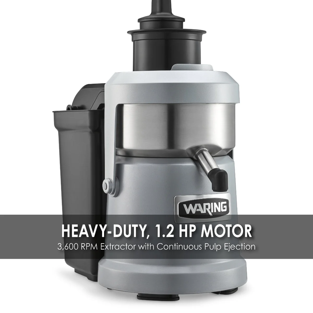 Waring WJX80 Electric Continuous Pulp Eject Juice Extractor / Juicer - 120v - Image 2