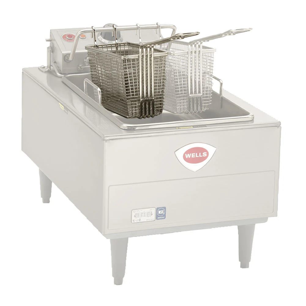Wells 20161 Half Size Fry Basket with Front Hook for Countertop Fryers 4" x 10" x 5-1/16"H - Image 2