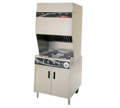 Wells WV-4H Hotplate Cooktop with Universal Hood