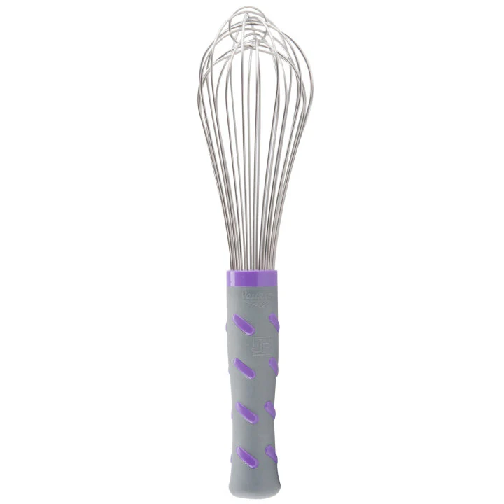 Vollrath 47002 Stainless Steel Piano Whip with Nylon Handle 10" - Purple