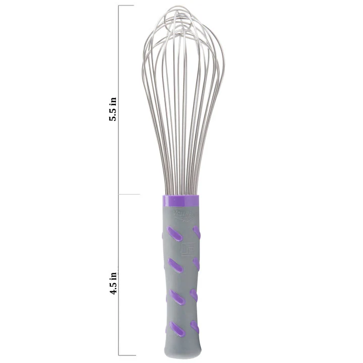 Vollrath 47002 Stainless Steel Piano Whip with Nylon Handle 10" - Purple - Image 5