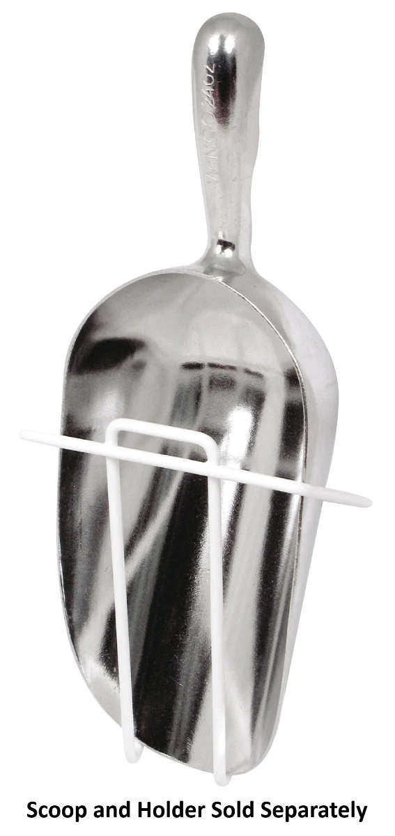 Winco WHW-4 Wall-Mounted Wire Scoop Holder - for 12-24 oz Scoops - Image 3