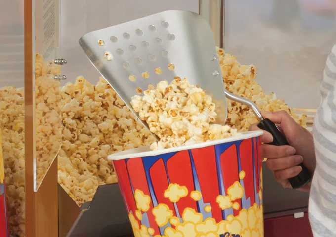 Winco 42030 Aluminum Popcorn Speed Scoop - Image 2