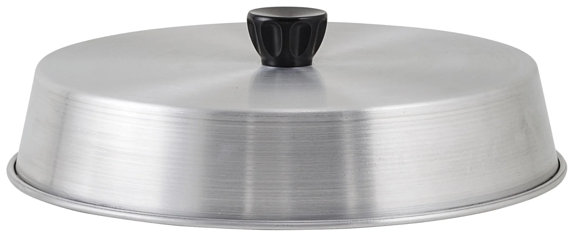 Winco ADBC-10 Aluminum Round Grill Basting Cover with Bakelite Handle 10"