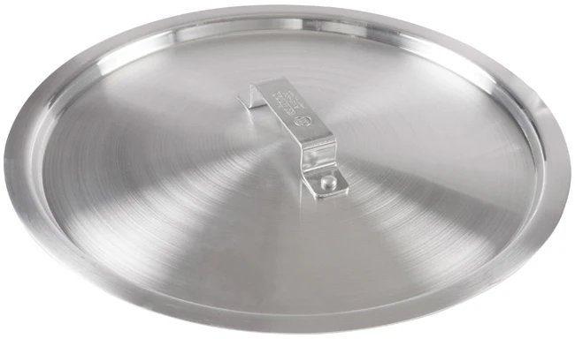 Winco ALPC-32 Elemental Aluminum Sauce Pot / Brazier / Stock Pot Cover 13-3/4" Dia. - for ALST-32, ALB-15, ASSP-26, ALHP-32, ASHP-26, ALBH-15, ASET-7 - Image 3