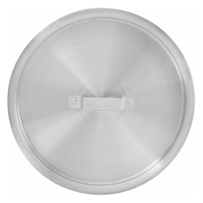 Winco ALPC-40BC Elemental Aluminum Brazier Cover 22-3/4" Dia. - for ALB-40 ALBH-40 - Image 2