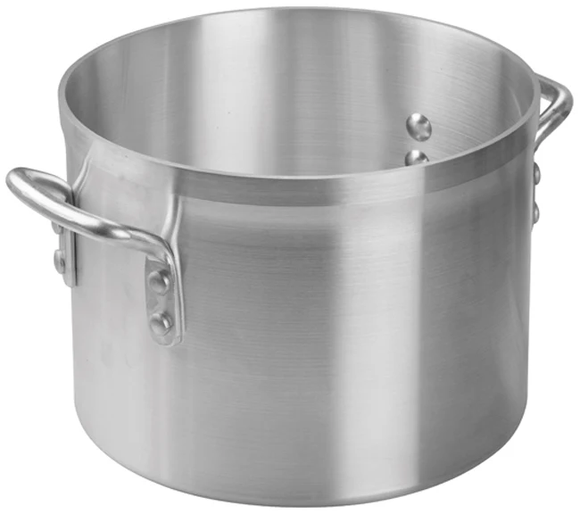 Winco ALST-10 Heavyweight Aluminum Stock Pot 10 qt.