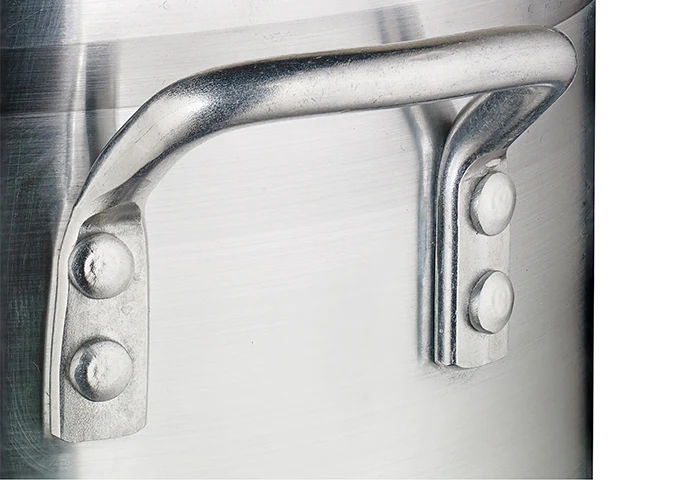 Winco ALST-10 Heavyweight Aluminum Stock Pot 10 qt. - Image 3