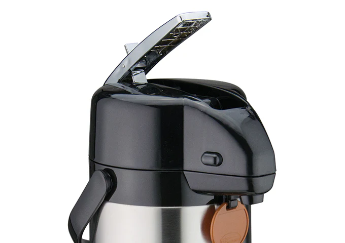 Winco APSK-730 Stainless Steel Lined Airpot with Lever Top 3-Liter - Image 4