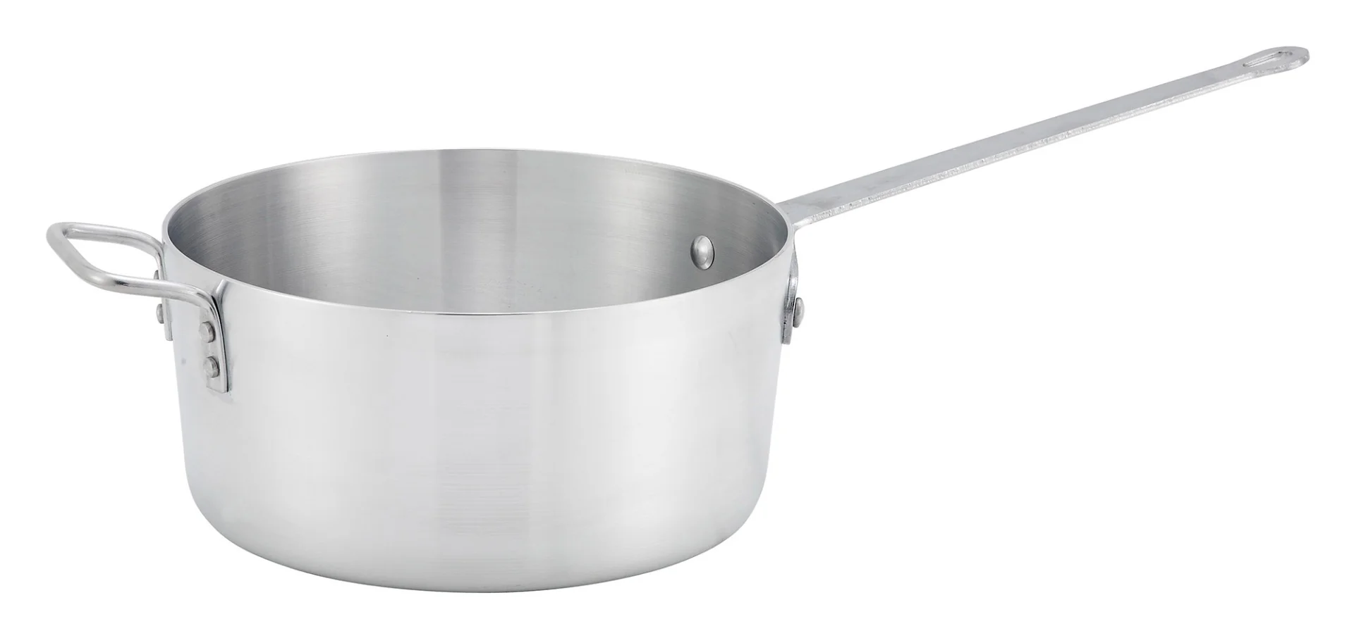 Winco ASP-10 Aluminum Tapered Sauce Pan 10 qt.