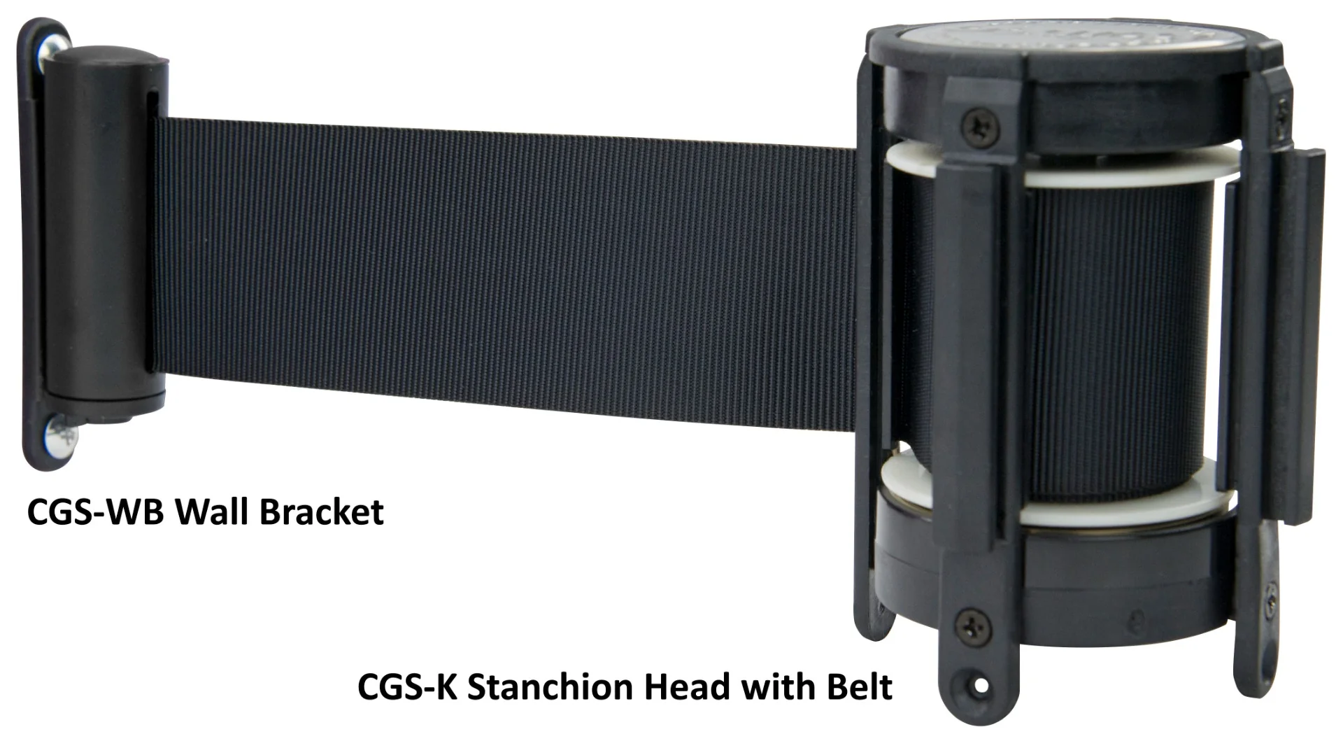 Winco CGS-WB Wall Bracket for CGS Series Stanchions - 100/Case - Image 2