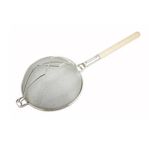 Winco MST-14D 14" Double Mesh Round Strainer