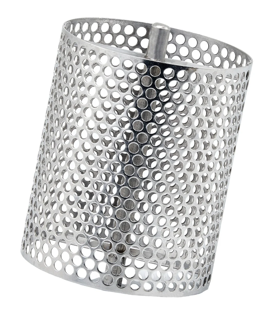 Winco SPBR-604 Stainless Steel Butter Spreader with 1/6 Size Pan & Removable Perforated Roller 7" x 6-3/8" - Image 2