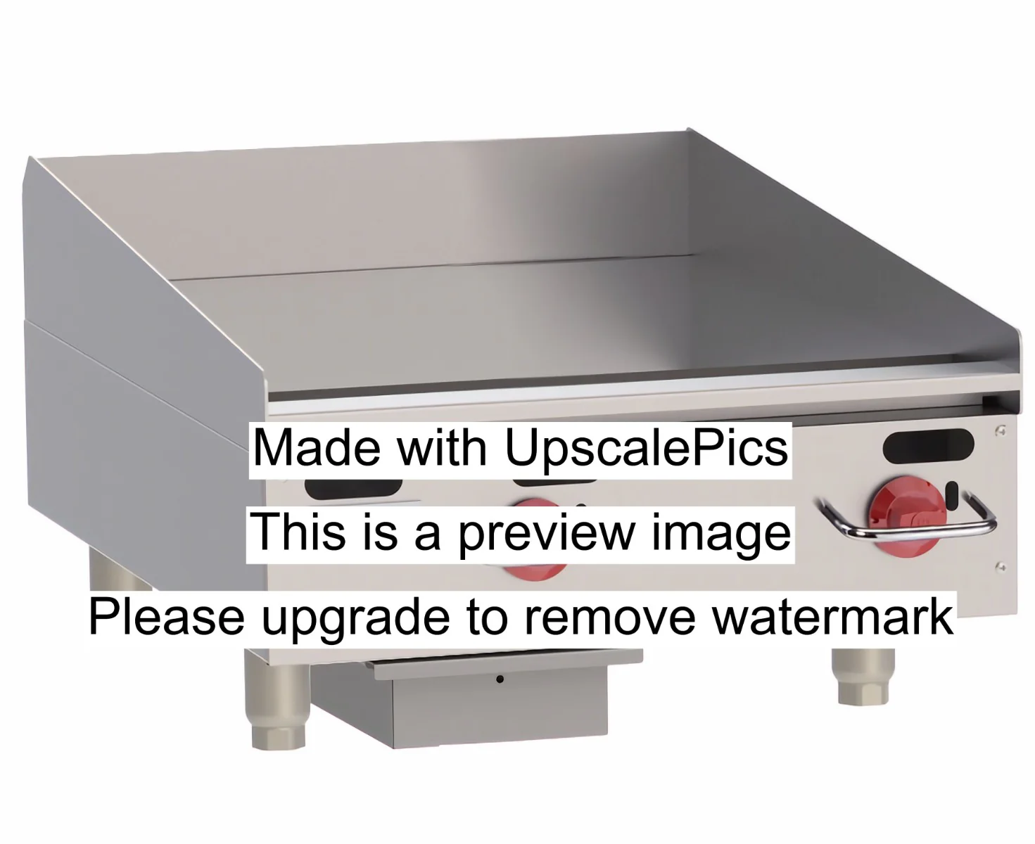 Wolf AGM24-101 Countertop Heavy Duty Gas Griddle w/ 2 Manual Controls 24" NG – 54,000 BTU - Image 2