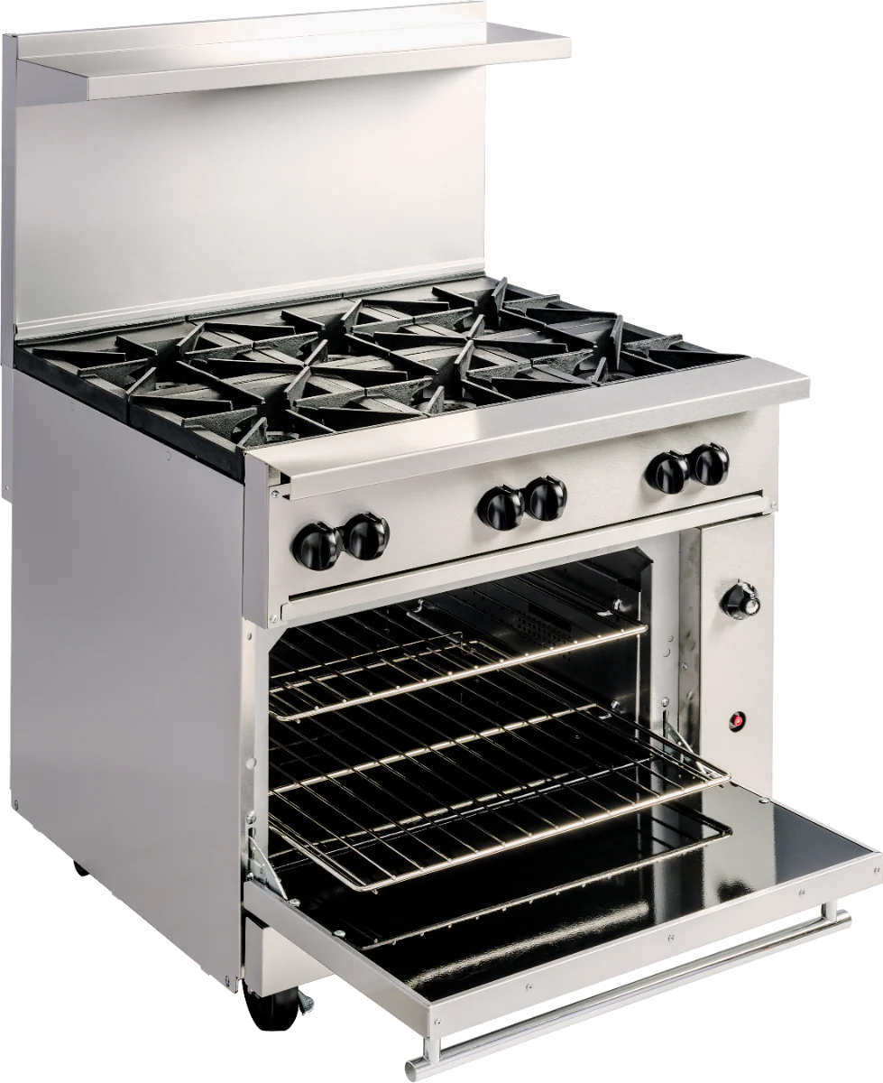 Wolf C36S-6BN 36" Natural Gas Range with 6 Burners & Standard Oven – 215,000 BTU - Image 2