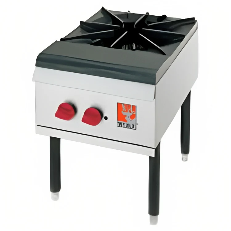Wolf WSPR1P-1 Propane Gas Stock Pot Range w/ 1 Burner 18" - 110,000 BTU - Image 2