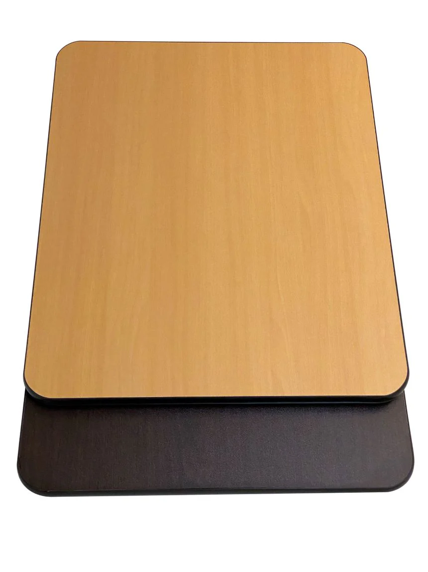 AAA Furniture Wholesale WOT3042 Reversible Rectangle Table Top 30" x 42" - Walnut/Oak - Image 2
