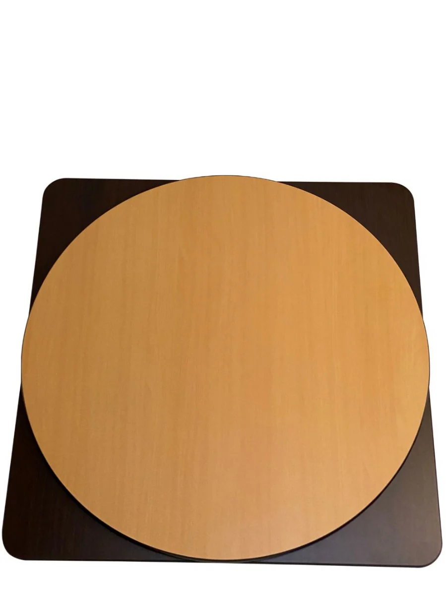 AAA Furniture Wholesale WOT3636 Reversible Square Table Top 36" x 36" - Walnut/Oak